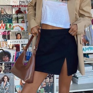 Princess Polly (Lioness) Lola Mini Skirt Black